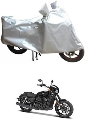 Autogard Two Wheeler Cover for Harley Davidson(Silver)
