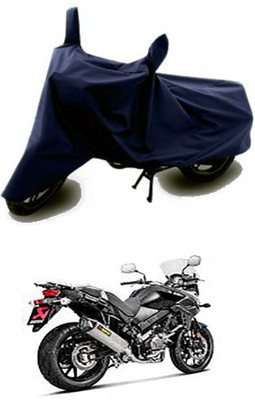 Blossom Trendz Two Wheeler Cover for Suzuki(Blue)