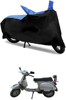 MSR STORE Two Wheeler Cover for LML(Blue, Black)