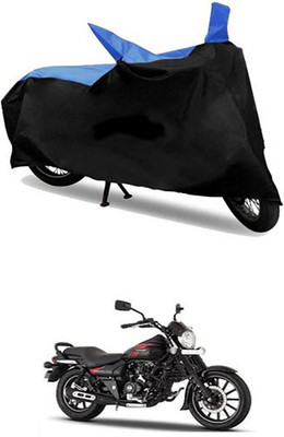 MSR STORE Two Wheeler Cover for Bajaj(Blue, Black)