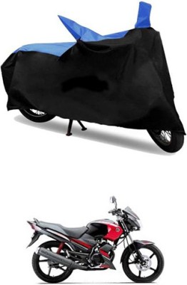 Autogard Two Wheeler Cover for Yamaha(Blue, Black)