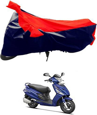 MSR STORE Two Wheeler Cover for Hero(Red, Blue)