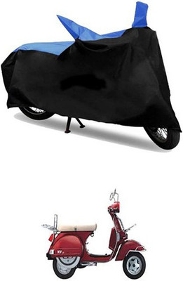 MSR STORE Two Wheeler Cover for LML(Blue, Black)