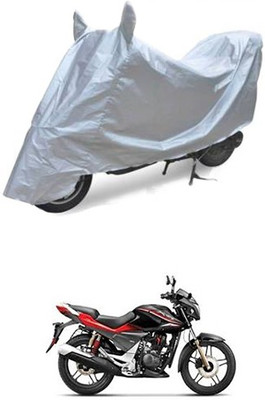 THE REAL ARV Two Wheeler Cover for Hero(CBZ Extreme, Silver)