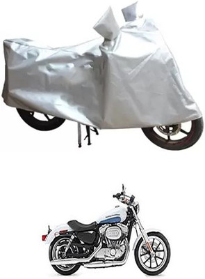 Autogard Two Wheeler Cover for Harley Davidson(Silver)