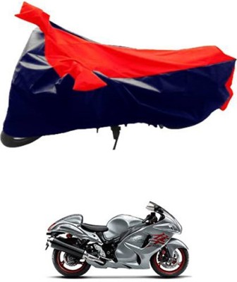 MSR STORE Two Wheeler Cover for Suzuki(Red, Blue)