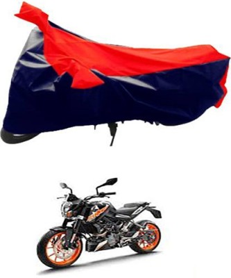 MSR STORE Two Wheeler Cover for KTM(Duke 200, Red, Black)