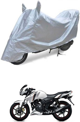 Blossom Trendz Two Wheeler Cover for TVS(Silver)
