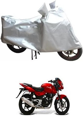 MSR STORE Two Wheeler Cover for Bajaj(Silver)