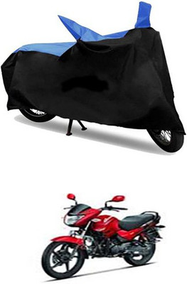 MSR STORE Two Wheeler Cover for Hero(Blue, Black)