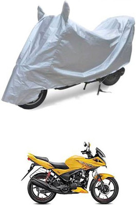 THE REAL ARV Waterproof Two Wheeler Cover for Hero(Ignitor, Silver)