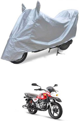 Blossom Trendz Two Wheeler Cover for Bajaj(Silver)