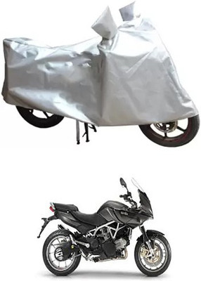 MSR STORE Two Wheeler Cover for Aprilia(Silver)