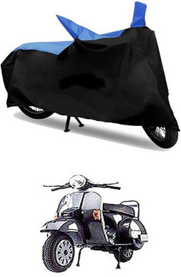MSR STORE Two Wheeler Cover for LML(Blue, Black)