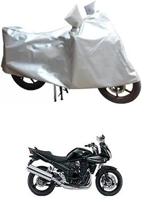 MSR STORE Two Wheeler Cover for Suzuki(Silver)