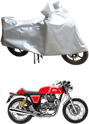 MSR STORE Two Wheeler Cover for Royal Enfield(Continental GT, Silver)