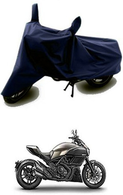 Blossom Trendz Two Wheeler Cover for Ducati(Blue)