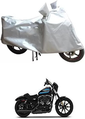 Autogard Two Wheeler Cover for Harley Davidson(Silver)