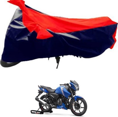 MSR STORE Two Wheeler Cover for TVS(Apache, Red, Blue)