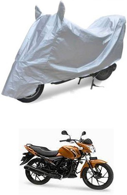 Blossom Trendz Two Wheeler Cover for Suzuki(Sling, Silver)