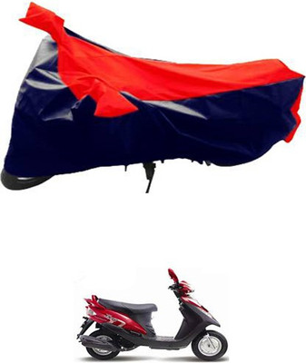 MSR STORE Two Wheeler Cover for Mahindra(Flyte, Red, Blue)