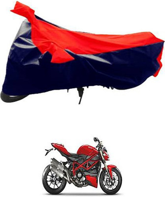 MSR STORE Two Wheeler Cover for Ducati(Red, Blue)