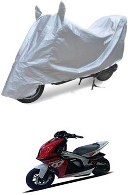 Blossom Trendz Two Wheeler Cover for TVS(Silver)