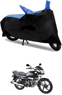 MSR STORE Two Wheeler Cover for Hero(Super Splendor, Blue, Black)