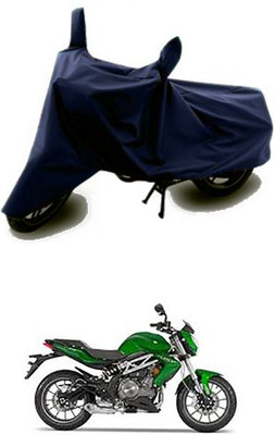 Blossom Trendz Two Wheeler Cover for DSK Benelli(Blue)