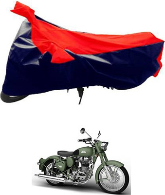 MSR STORE Two Wheeler Cover for Royal Enfield(Red, Blue)