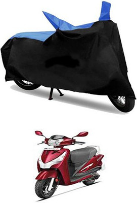 MSR STORE Two Wheeler Cover for Hero(Blue, Black)