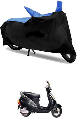 MSR STORE Two Wheeler Cover for Kinetic(Blue, Black)