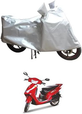 MSR STORE Two Wheeler Cover for Lohia(Oma Star, Silver)