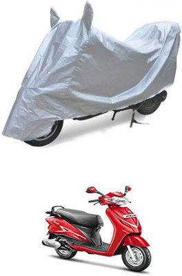 THE REAL ARV Waterproof Two Wheeler Cover for Hero(Moto Corp Duet, Silver)