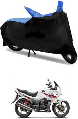 Autogard Two Wheeler Cover for Hero(Blue, Black)