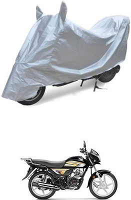 THE REAL ARV Two Wheeler Cover for Hero(CD 110 Dream, Silver)