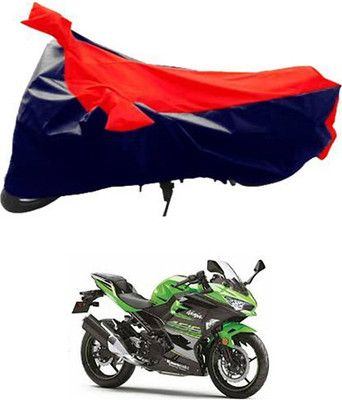 MSR STORE Two Wheeler Cover for Kawasaki(Red, Blue)