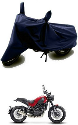 Blossom Trendz Two Wheeler Cover for DSK Benelli(Blue)