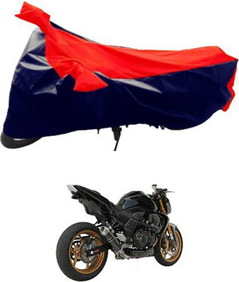 MSR STORE Two Wheeler Cover for Kawasaki(Red, Blue)