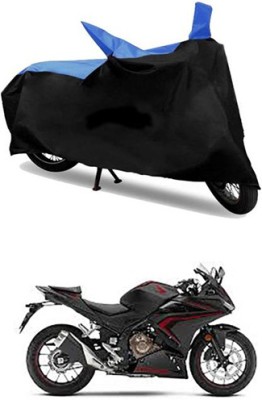 MSR STORE Two Wheeler Cover for Honda(Blue, Black)