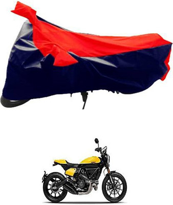Autogard Two Wheeler Cover for Ducati(Scrambler, Red, Blue)