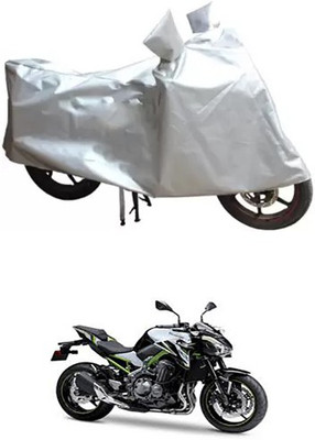 Autogard Two Wheeler Cover for Kawasaki(Silver)