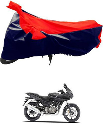 MSR STORE Two Wheeler Cover for Bajaj(Pulsar 220 DTS-i, Red, Blue)