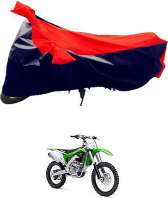 MSR STORE Two Wheeler Cover for Kawasaki(Red, Blue)