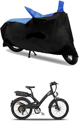 MSR STORE Two Wheeler Cover for Hero(Blue, Black)