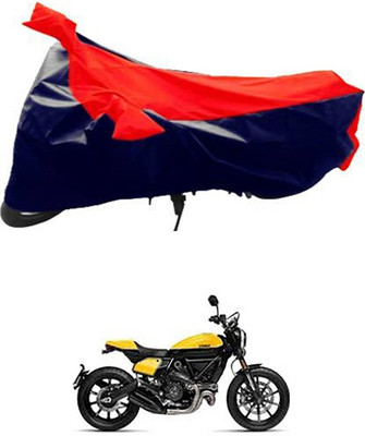MSR STORE Two Wheeler Cover for Ducati(Red, Blue)