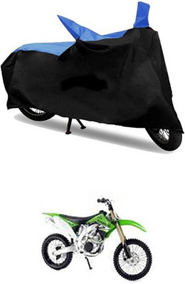 Autogard Two Wheeler Cover for Kawasaki(Blue, Black)