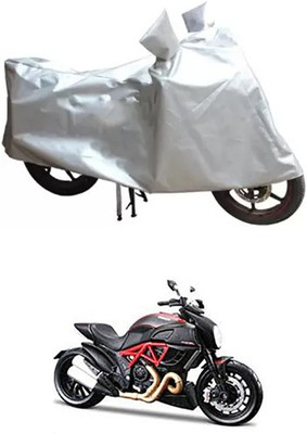Autogard Two Wheeler Cover for Ducati(Silver)