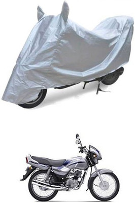 Blossom Trendz Two Wheeler Cover for TVS(Silver)