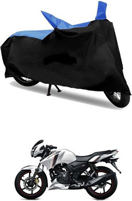 MSR STORE Two Wheeler Cover for TVS(Blue, Black)